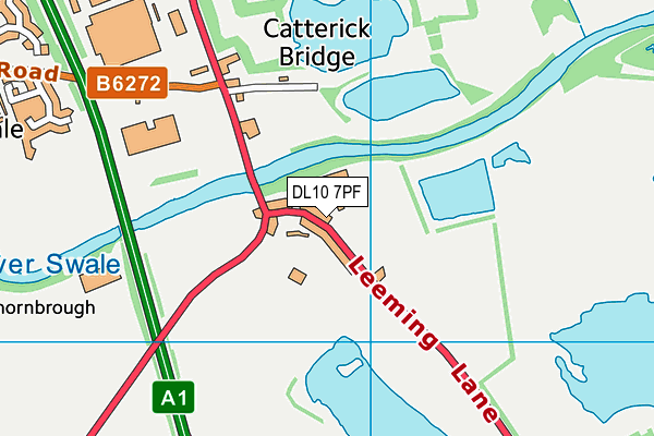 DL10 7PF map - OS VectorMap District (Ordnance Survey) DL10 7PF map - OS VectorMap District (Ordnance Survey)