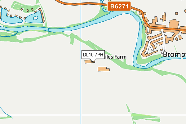 DL10 7PH map - OS VectorMap District (Ordnance Survey) DL10 7PH map - OS VectorMap District (Ordnance Survey)