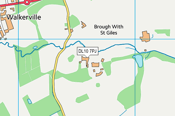 DL10 7PJ map - OS VectorMap District (Ordnance Survey) DL10 7PJ map - OS VectorMap District (Ordnance Survey)