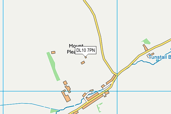 DL10 7PN map - OS VectorMap District (Ordnance Survey) DL10 7PN map - OS VectorMap District (Ordnance Survey)