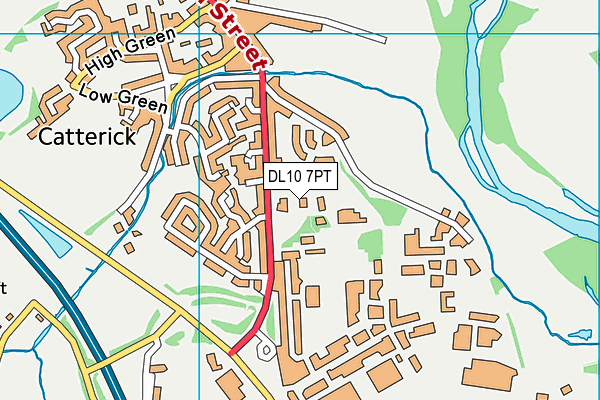 DL10 7PT map - OS VectorMap District (Ordnance Survey) DL10 7PT map - OS VectorMap District (Ordnance Survey)