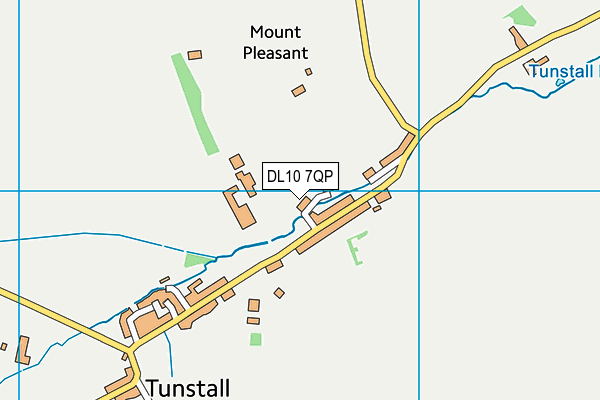 DL10 7QP map - OS VectorMap District (Ordnance Survey) DL10 7QP map - OS VectorMap District (Ordnance Survey)