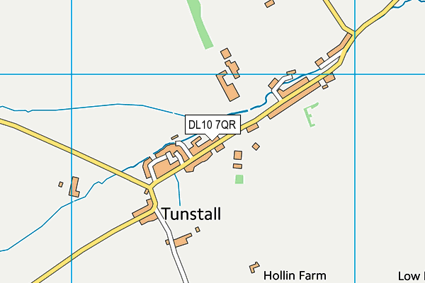 DL10 7QR map - OS VectorMap District (Ordnance Survey)