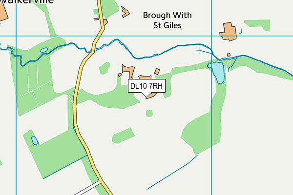 DL10 7RH map - OS VectorMap District (Ordnance Survey) DL10 7RH map - OS VectorMap District (Ordnance Survey)