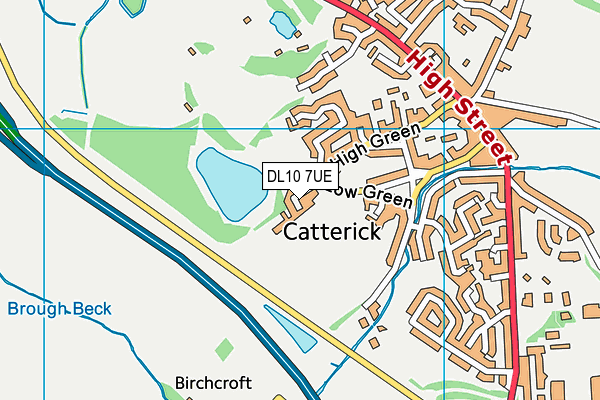 DL10 7UE map - OS VectorMap District (Ordnance Survey) DL10 7UE map - OS VectorMap District (Ordnance Survey)
