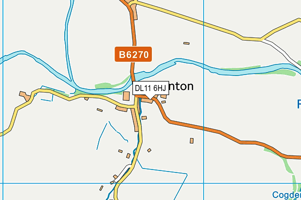 DL11 6HJ map - OS VectorMap District (Ordnance Survey) DL11 6HJ map - OS VectorMap District (Ordnance Survey)