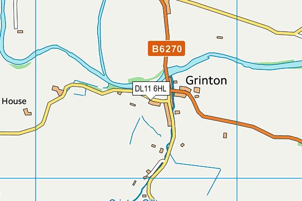 DL11 6HL map - OS VectorMap District (Ordnance Survey) DL11 6HL map - OS VectorMap District (Ordnance Survey)
