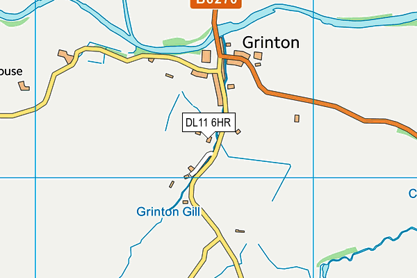 DL11 6HR map - OS VectorMap District (Ordnance Survey) DL11 6HR map - OS VectorMap District (Ordnance Survey)
