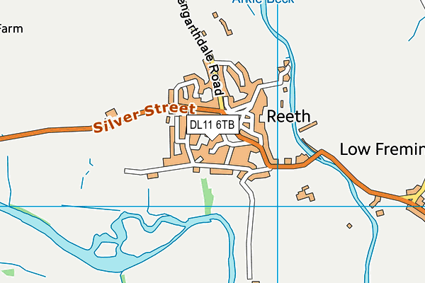 DL11 6TB map - OS VectorMap District (Ordnance Survey) DL11 6TB map - OS VectorMap District (Ordnance Survey)