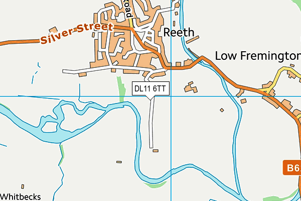 DL11 6TT map - OS VectorMap District (Ordnance Survey) DL11 6TT map - OS VectorMap District (Ordnance Survey)
