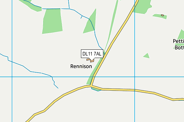 DL11 7AL map - OS VectorMap District (Ordnance Survey) DL11 7AL map - OS VectorMap District (Ordnance Survey)