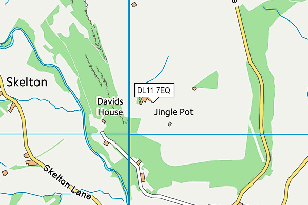 DL11 7EQ map - OS VectorMap District (Ordnance Survey) DL11 7EQ map - OS VectorMap District (Ordnance Survey)