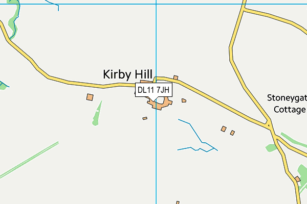DL11 7JH map - OS VectorMap District (Ordnance Survey) DL11 7JH map - OS VectorMap District (Ordnance Survey)