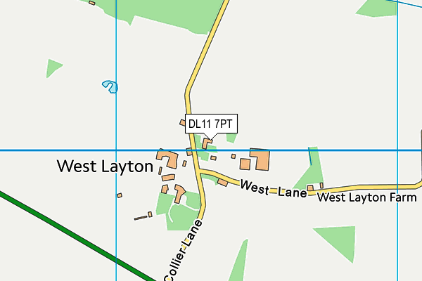 DL11 7PT map - OS VectorMap District (Ordnance Survey) DL11 7PT map - OS VectorMap District (Ordnance Survey)