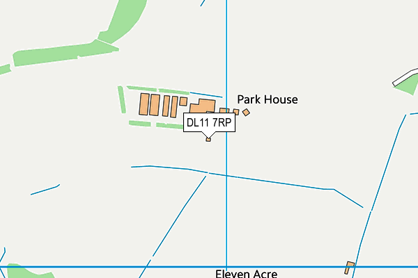 DL11 7RP map - OS VectorMap District (Ordnance Survey) DL11 7RP map - OS VectorMap District (Ordnance Survey)