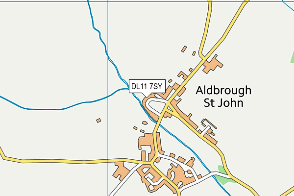DL11 7SY map - OS VectorMap District (Ordnance Survey) DL11 7SY map - OS VectorMap District (Ordnance Survey)