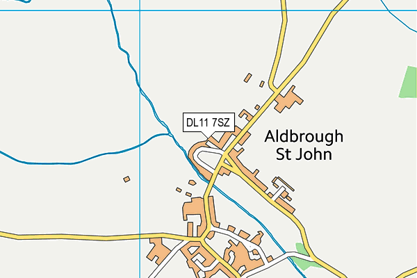 DL11 7SZ map - OS VectorMap District (Ordnance Survey) DL11 7SZ map - OS VectorMap District (Ordnance Survey)