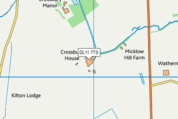 DL11 7TS map - OS VectorMap District (Ordnance Survey) DL11 7TS map - OS VectorMap District (Ordnance Survey)