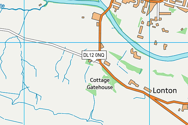 DL12 0NQ map - OS VectorMap District (Ordnance Survey) DL12 0NQ map - OS VectorMap District (Ordnance Survey)