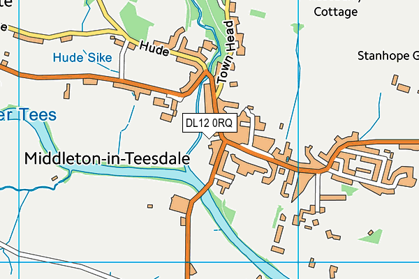 DL12 0RQ map - OS VectorMap District (Ordnance Survey) DL12 0RQ map - OS VectorMap District (Ordnance Survey)