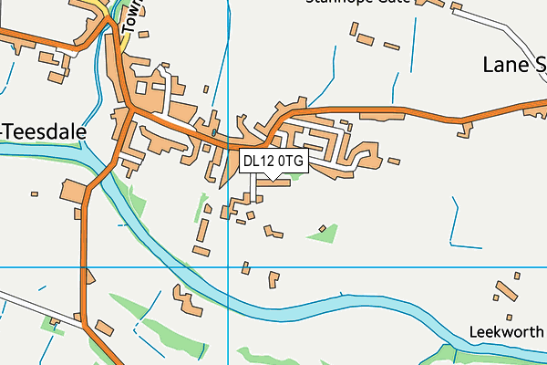 DL12 0TG map - OS VectorMap District (Ordnance Survey) DL12 0TG map - OS VectorMap District (Ordnance Survey)