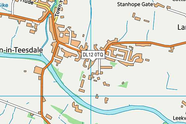 DL12 0TQ map - OS VectorMap District (Ordnance Survey) DL12 0TQ map - OS VectorMap District (Ordnance Survey)