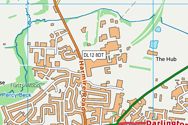DL12 8DT map - OS VectorMap District (Ordnance Survey) DL12 8DT map - OS VectorMap District (Ordnance Survey)