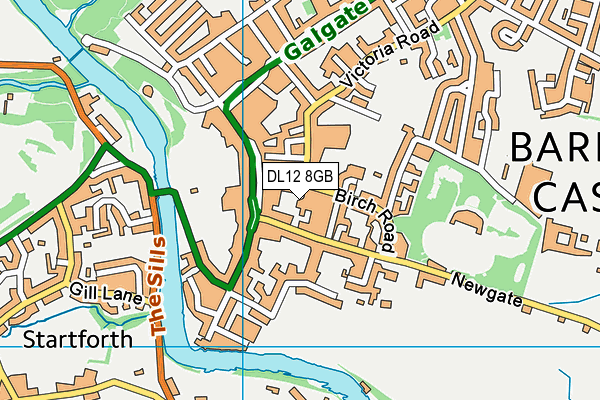 DL12 8GB map - OS VectorMap District (Ordnance Survey) DL12 8GB map - OS VectorMap District (Ordnance Survey)