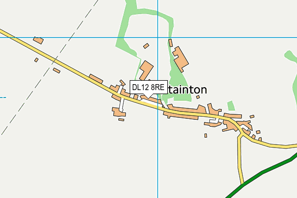 DL12 8RE map - OS VectorMap District (Ordnance Survey) DL12 8RE map - OS VectorMap District (Ordnance Survey)