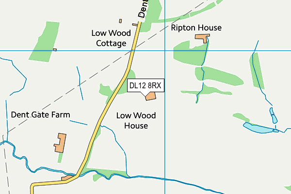 DL12 8RX map - OS VectorMap District (Ordnance Survey) DL12 8RX map - OS VectorMap District (Ordnance Survey)