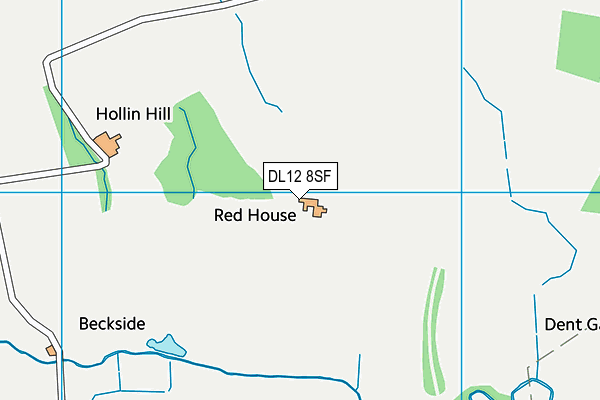 DL12 8SF map - OS VectorMap District (Ordnance Survey) DL12 8SF map - OS VectorMap District (Ordnance Survey)