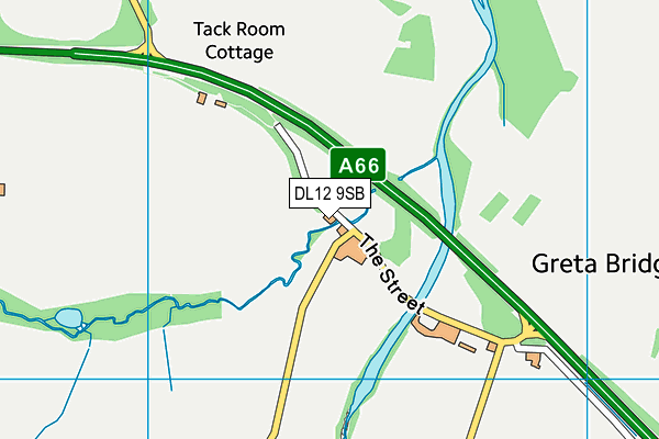 DL12 9SB map - OS VectorMap District (Ordnance Survey) DL12 9SB map - OS VectorMap District (Ordnance Survey)