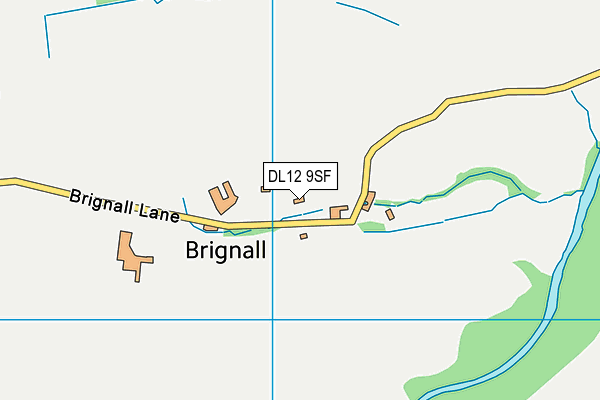DL12 9SF map - OS VectorMap District (Ordnance Survey) DL12 9SF map - OS VectorMap District (Ordnance Survey)
