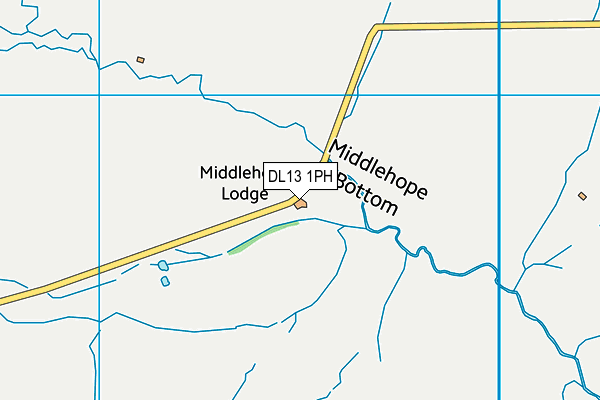 DL13 1PH map - OS VectorMap District (Ordnance Survey) DL13 1PH map - OS VectorMap District (Ordnance Survey)