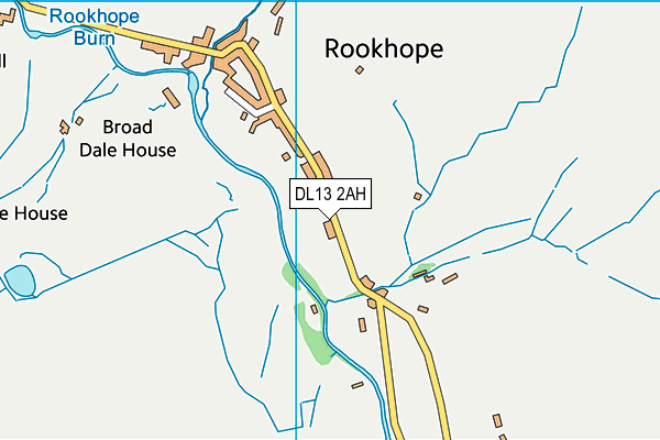 DL13 2AH map - OS VectorMap District (Ordnance Survey) DL13 2AH map - OS VectorMap District (Ordnance Survey)