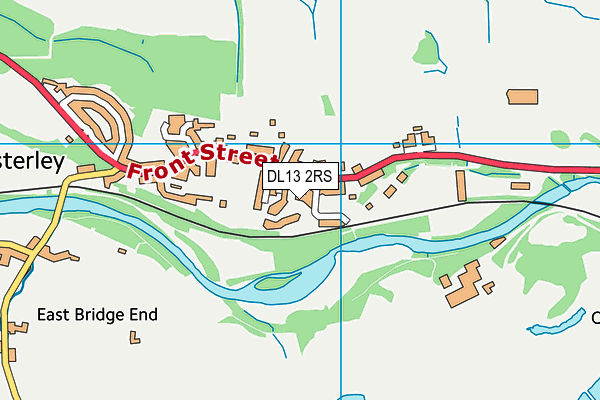 DL13 2RS map - OS VectorMap District (Ordnance Survey) DL13 2RS map - OS VectorMap District (Ordnance Survey)