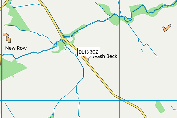 DL13 3QZ map - OS VectorMap District (Ordnance Survey) DL13 3QZ map - OS VectorMap District (Ordnance Survey)