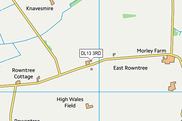 DL13 3RD map - OS VectorMap District (Ordnance Survey) DL13 3RD map - OS VectorMap District (Ordnance Survey)