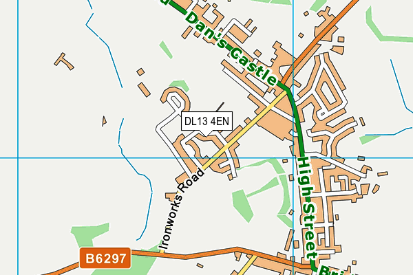 DL13 4EN map - OS VectorMap District (Ordnance Survey) DL13 4EN map - OS VectorMap District (Ordnance Survey)