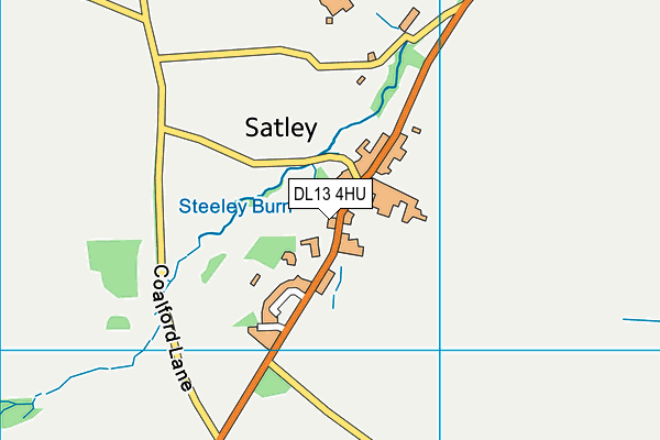 DL13 4HU map - OS VectorMap District (Ordnance Survey) DL13 4HU map - OS VectorMap District (Ordnance Survey)