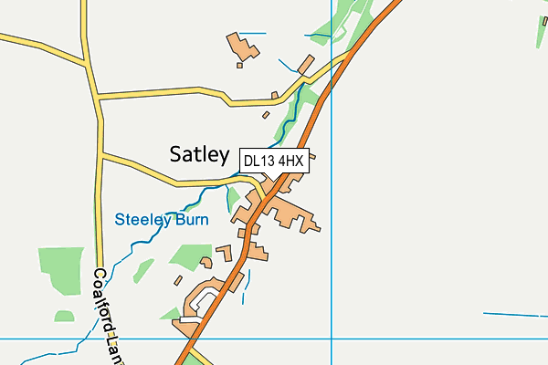 DL13 4HX map - OS VectorMap District (Ordnance Survey) DL13 4HX map - OS VectorMap District (Ordnance Survey)