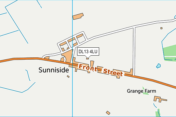 DL13 4LU map - OS VectorMap District (Ordnance Survey) DL13 4LU map - OS VectorMap District (Ordnance Survey)