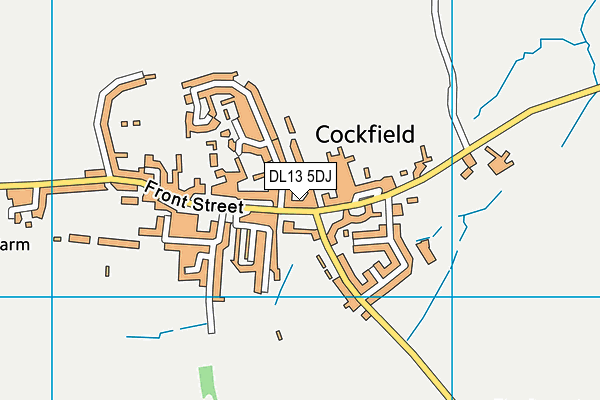 DL13 5DJ map - OS VectorMap District (Ordnance Survey) DL13 5DJ map - OS VectorMap District (Ordnance Survey)