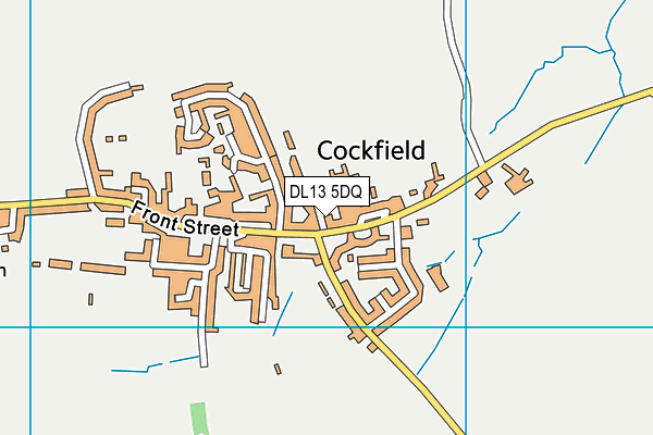 DL13 5DQ map - OS VectorMap District (Ordnance Survey)