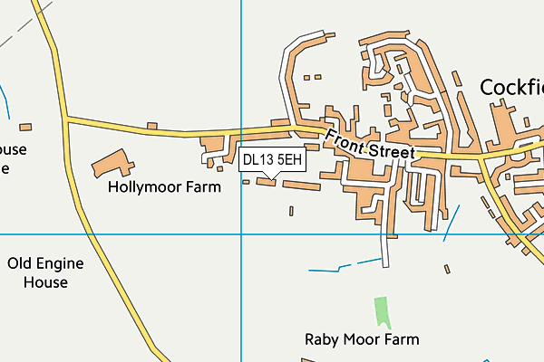 DL13 5EH map - OS VectorMap District (Ordnance Survey)