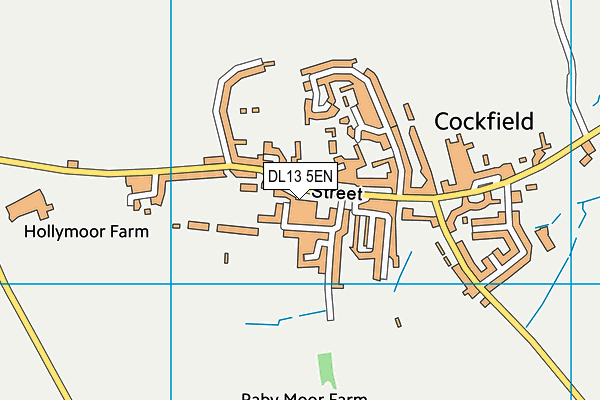DL13 5EN map - OS VectorMap District (Ordnance Survey) DL13 5EN map - OS VectorMap District (Ordnance Survey)