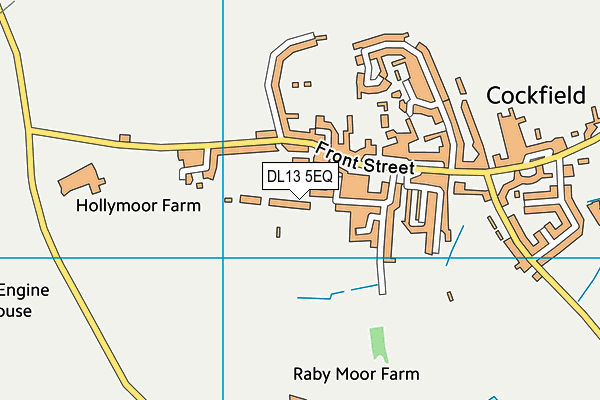 DL13 5EQ map - OS VectorMap District (Ordnance Survey) DL13 5EQ map - OS VectorMap District (Ordnance Survey)