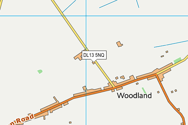 DL13 5NQ map - OS VectorMap District (Ordnance Survey) DL13 5NQ map - OS VectorMap District (Ordnance Survey)