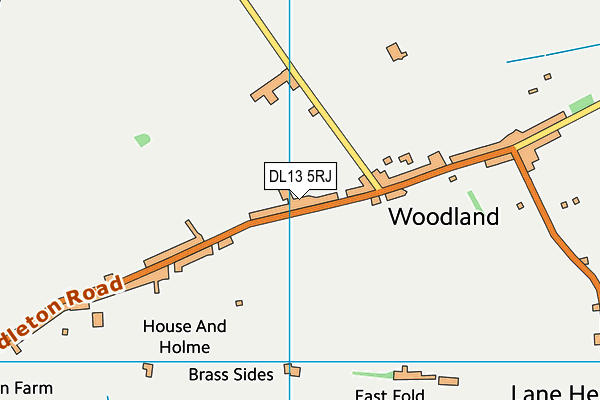 DL13 5RJ map - OS VectorMap District (Ordnance Survey) DL13 5RJ map - OS VectorMap District (Ordnance Survey)