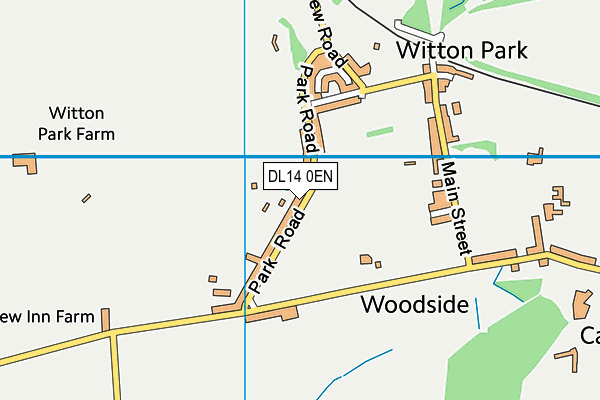 DL14 0EN map - OS VectorMap District (Ordnance Survey) DL14 0EN map - OS VectorMap District (Ordnance Survey)